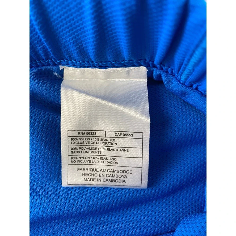 Nike Golf Fit Dry Skirt Womens Medium Blue Lime Green Stitching Pockets Athletic